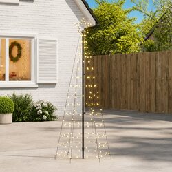 LED Christmas Tree 220 Warm White Lights 180cm Indoor Outdoor Holiday Decoration