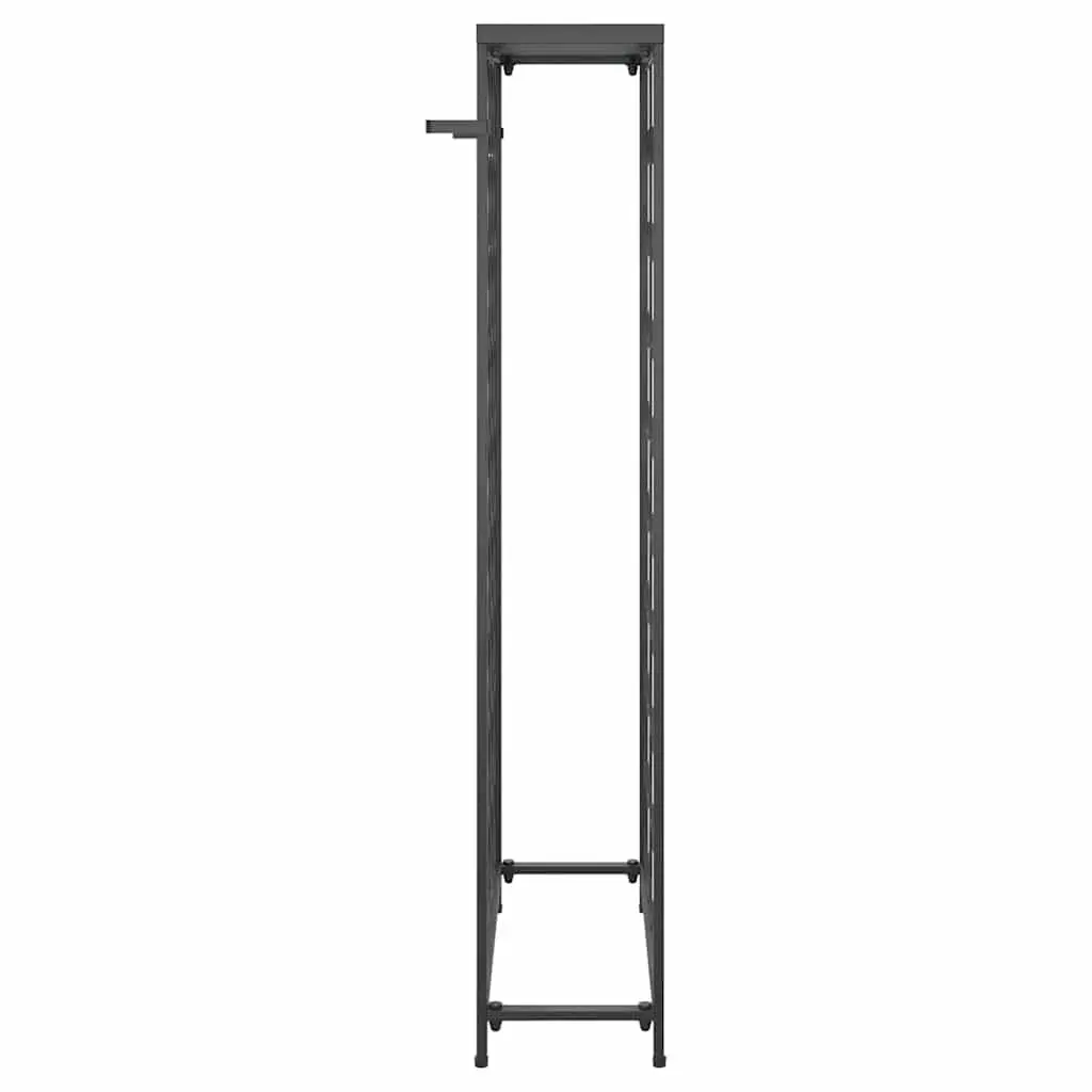 Wine Rack Wall Mount Storage Display Stand Wrought Iron Black for 45 Bottles