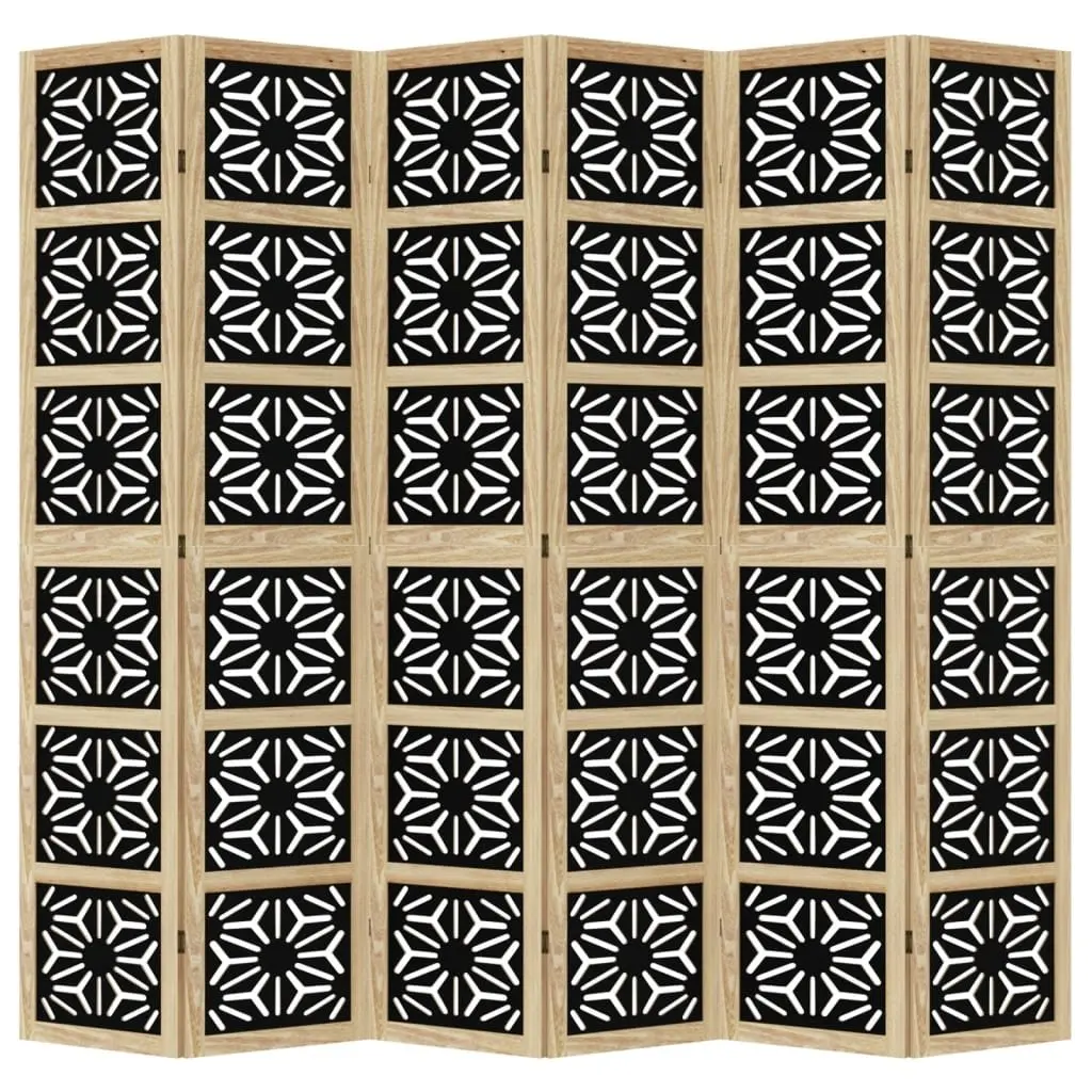 Room Divider 6 Panel Folding Privacy Screen Indoor Bedroom Living Space