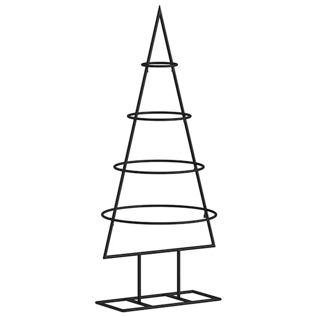 Metal Christmas Tree Frame DIY 60cm Black Modern Home Decor