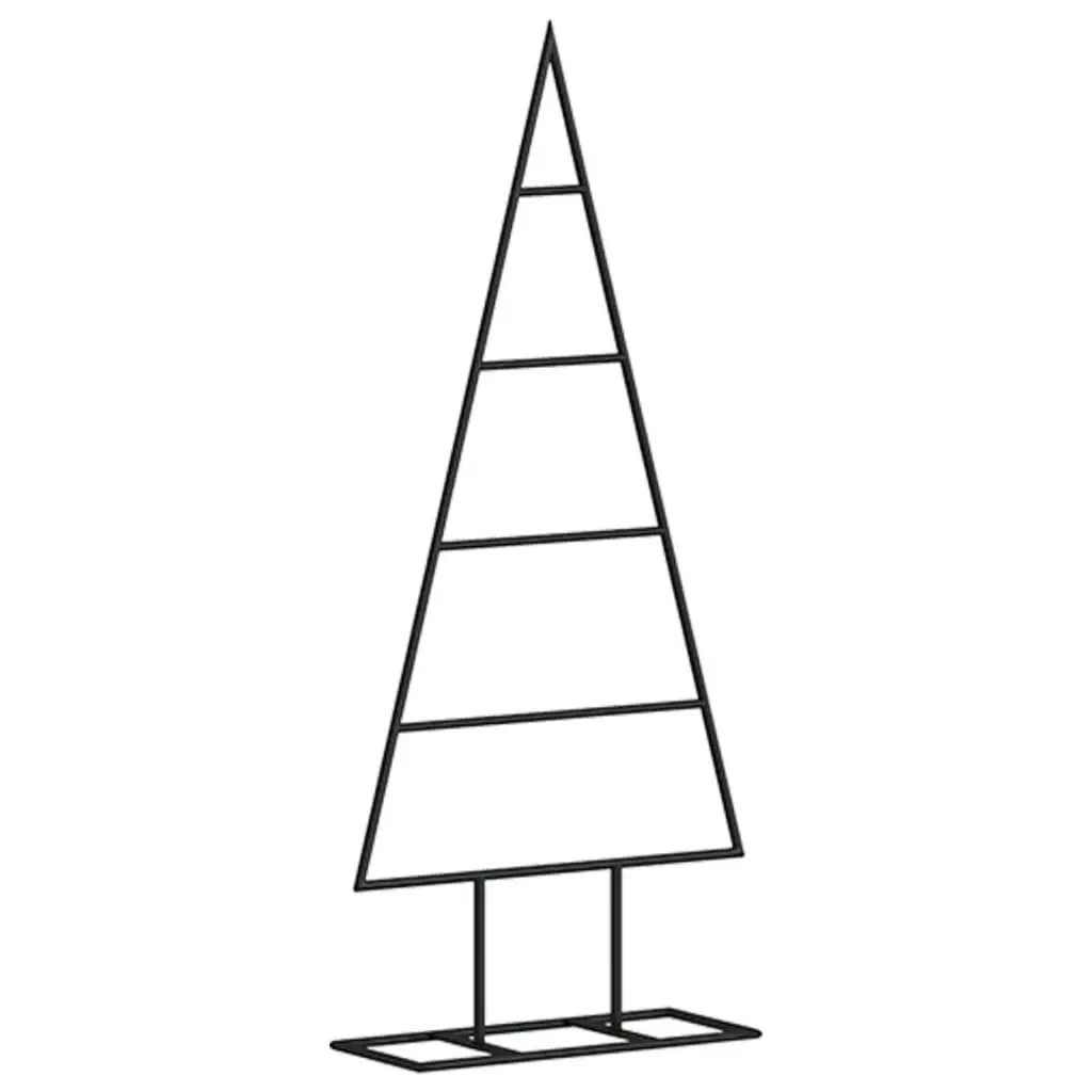 Metal Christmas Tree Frame 60cm Black Decoration DIY Collapsible Stand