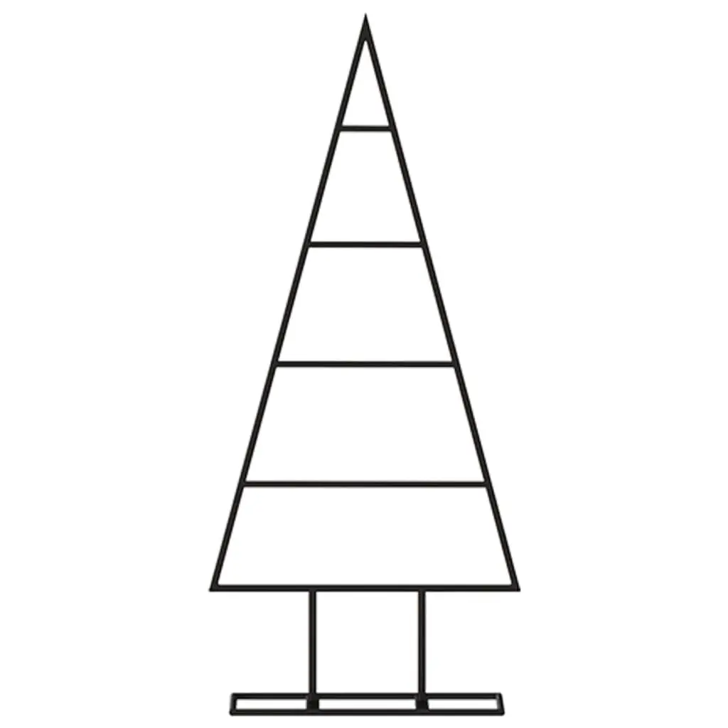 Metal Christmas Tree Frame 60cm Black Decoration DIY Collapsible Stand