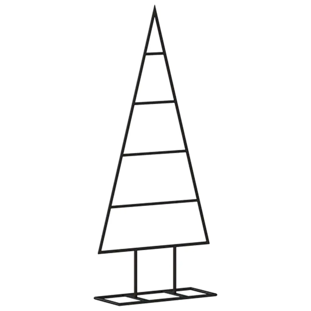 Metal Christmas Tree Frame 60cm Black Decoration DIY Collapsible Stand