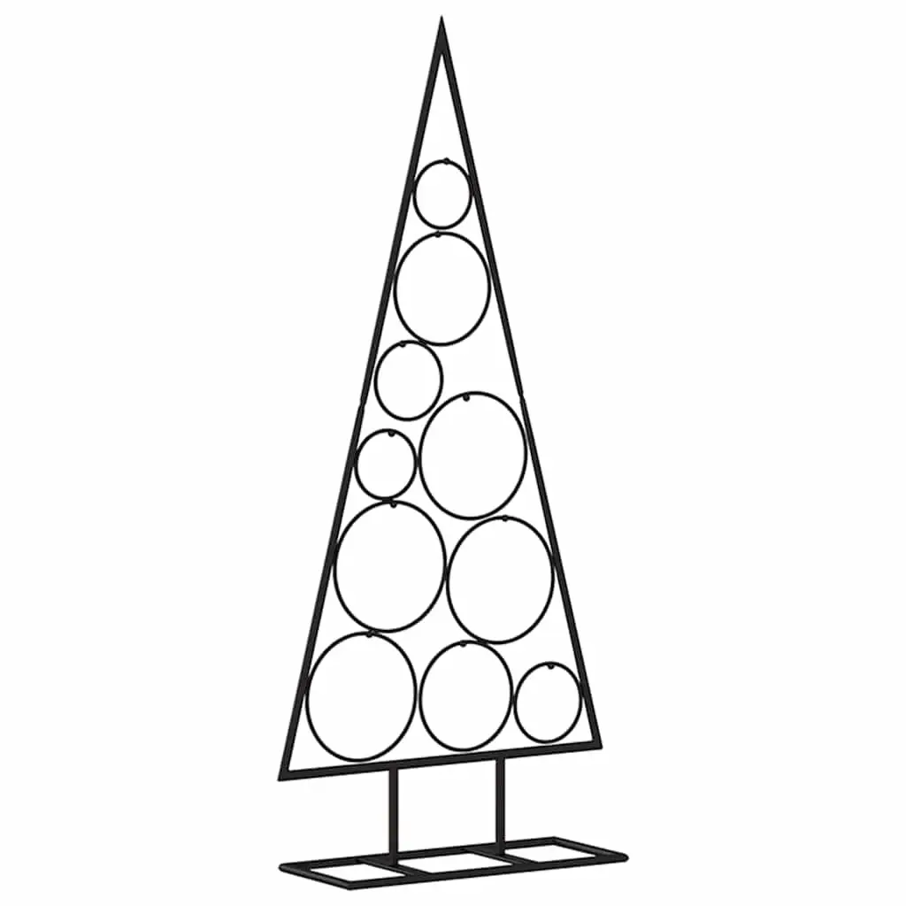 Metal Christmas Tree Frame 90cm Black DIY Modern Holiday Home Decor
