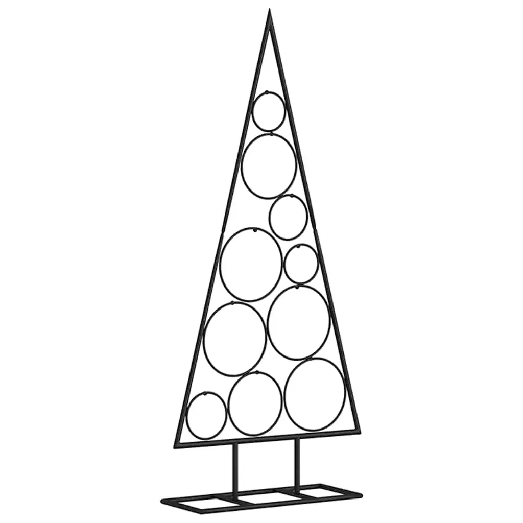 Metal Christmas Tree Frame 90cm Black DIY Modern Holiday Home Decor