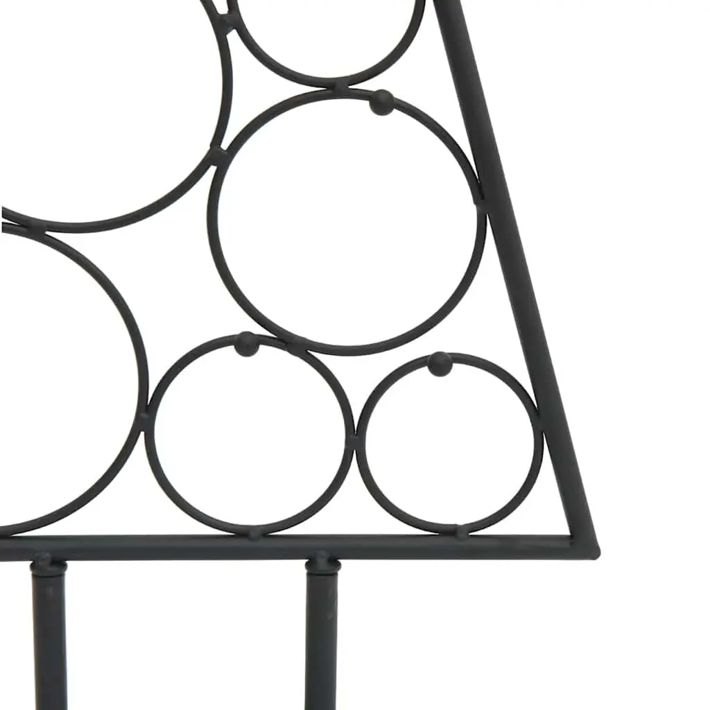 Metal Christmas Tree Frame 90cm Black DIY Modern Holiday Home Decor