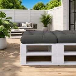 Pallet Cushion Anthracite 60x60x12 cm Outdoor Garden Sofa Seat Pad Decor