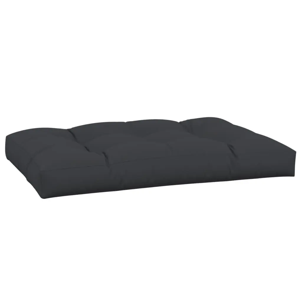 Pallet Cushion Durable Polyester 120x80x12 cm Black Outdoor Garden Sofa Seating Pad