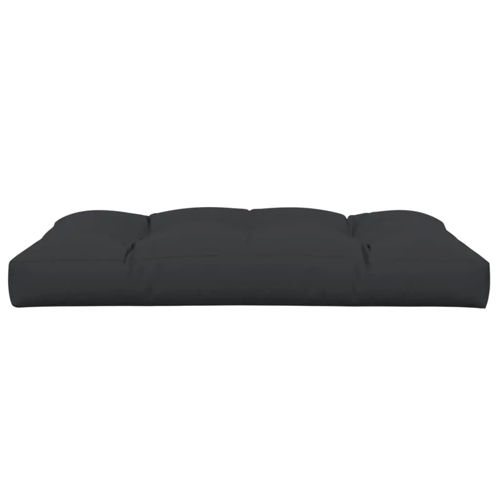 Pallet Cushion Durable Polyester 120x80x12 cm Black Outdoor Garden Sofa Seating Pad