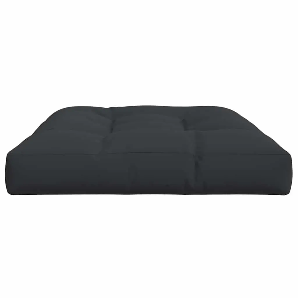 Pallet Cushion Durable Polyester 120x80x12 cm Black Outdoor Garden Sofa Seating Pad