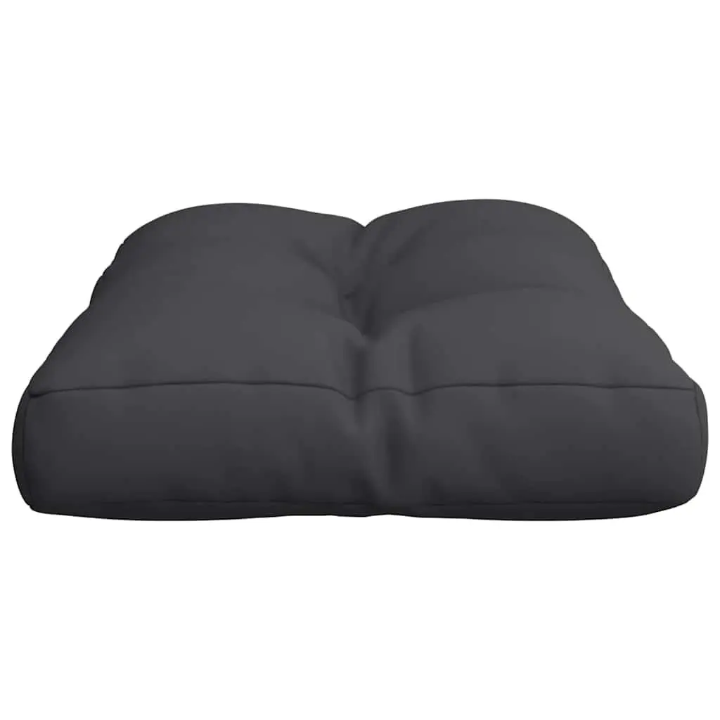 Pallet Cushion Outdoor Garden Sofa Seat Pad 60x40x12 cm Black Polyester