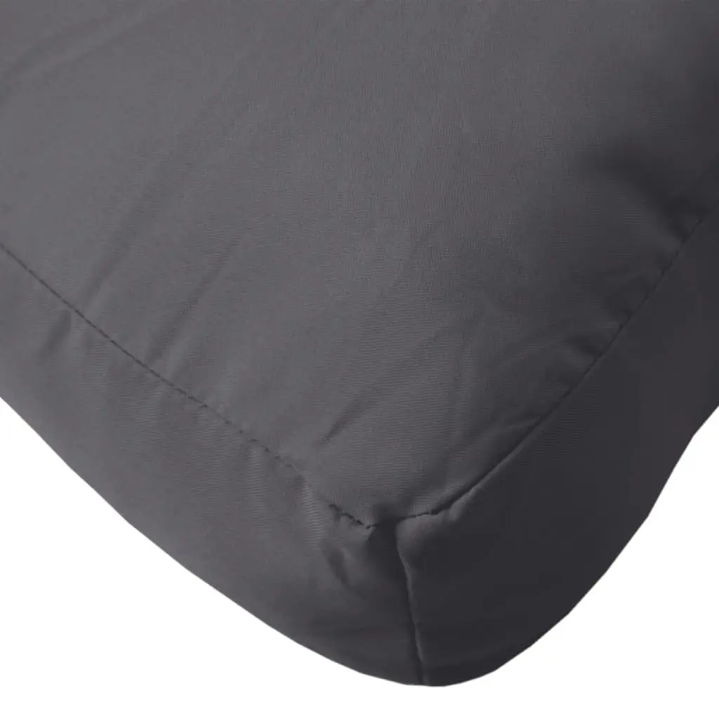 Pallet Cushions Durable Polyester Fabric 2 pcs Anthracite Outdoor Garden Furniture Seat Pad
