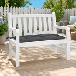 Garden Bench Cushion Anthracite 100x50x7cm Oxford Fabric Outdoor Patio Seat Pad