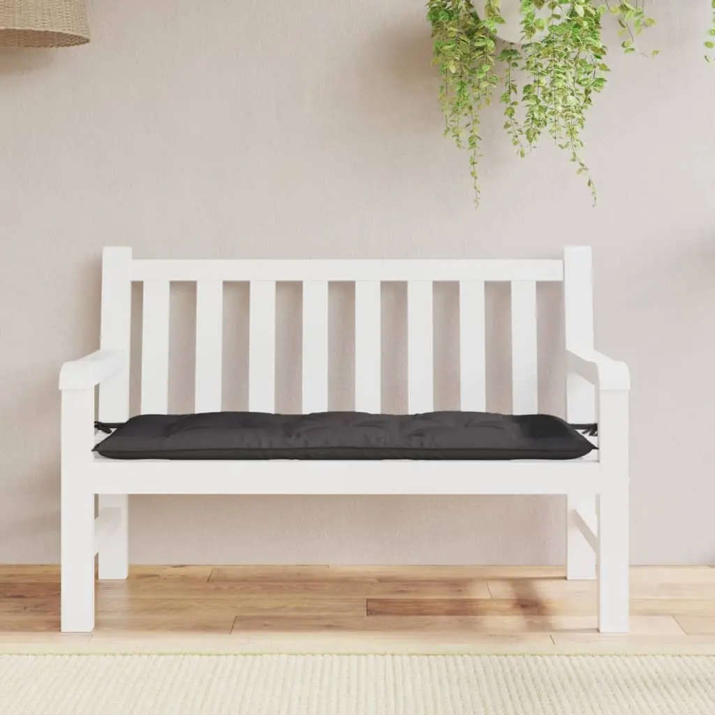 Garden Bench Cushion Oxford Fabric Anthracite 120x50x7cm Outdoor Seat Pad