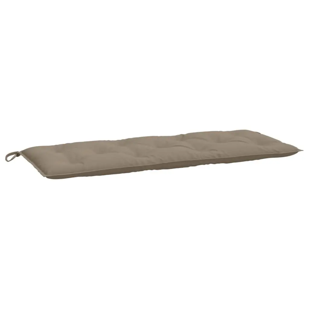 Garden Bench Cushion Outdoor Patio Seat Pad Taupe 120x50x7 cm Oxford Fabric