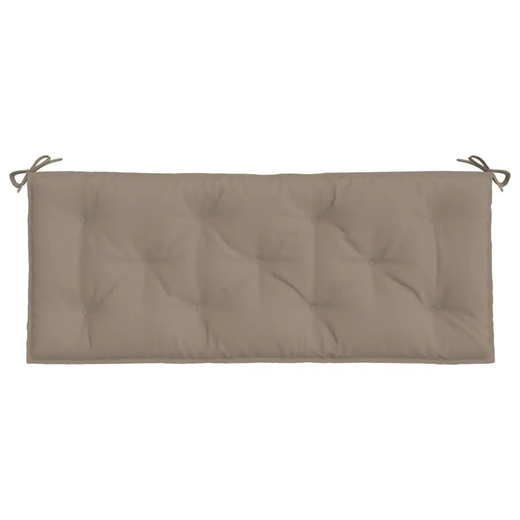 Garden Bench Cushion Outdoor Patio Seat Pad Taupe 120x50x7 cm Oxford Fabric