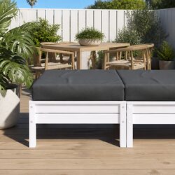 Pallet Cushion Anthracite 60x60x9.5 cm Oxford Fabric Outdoor Garden Seat Pad