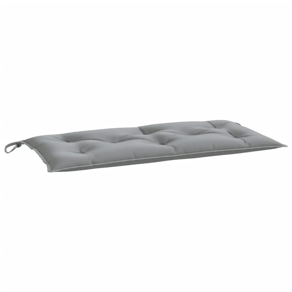 Garden Bench Cushion 110x50x7cm Outdoor Seating Pad Grey Oxford Fabric
