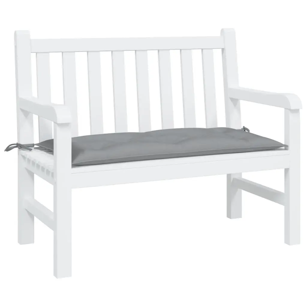 Garden Bench Cushion 110x50x7cm Outdoor Seating Pad Grey Oxford Fabric