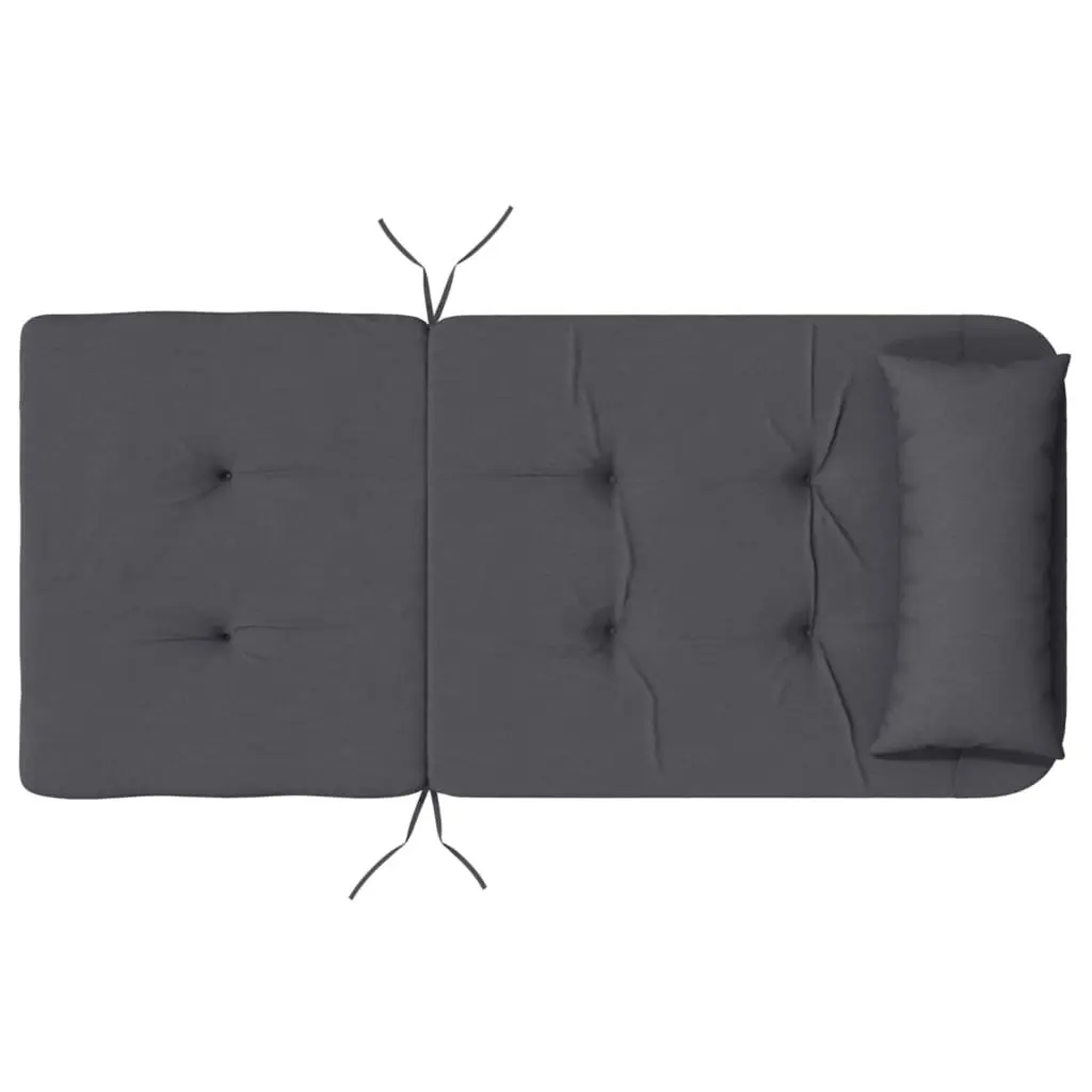 Adirondack Chair Cushions 2 pcs Oxford Fabric Outdoor Garden Anthracite