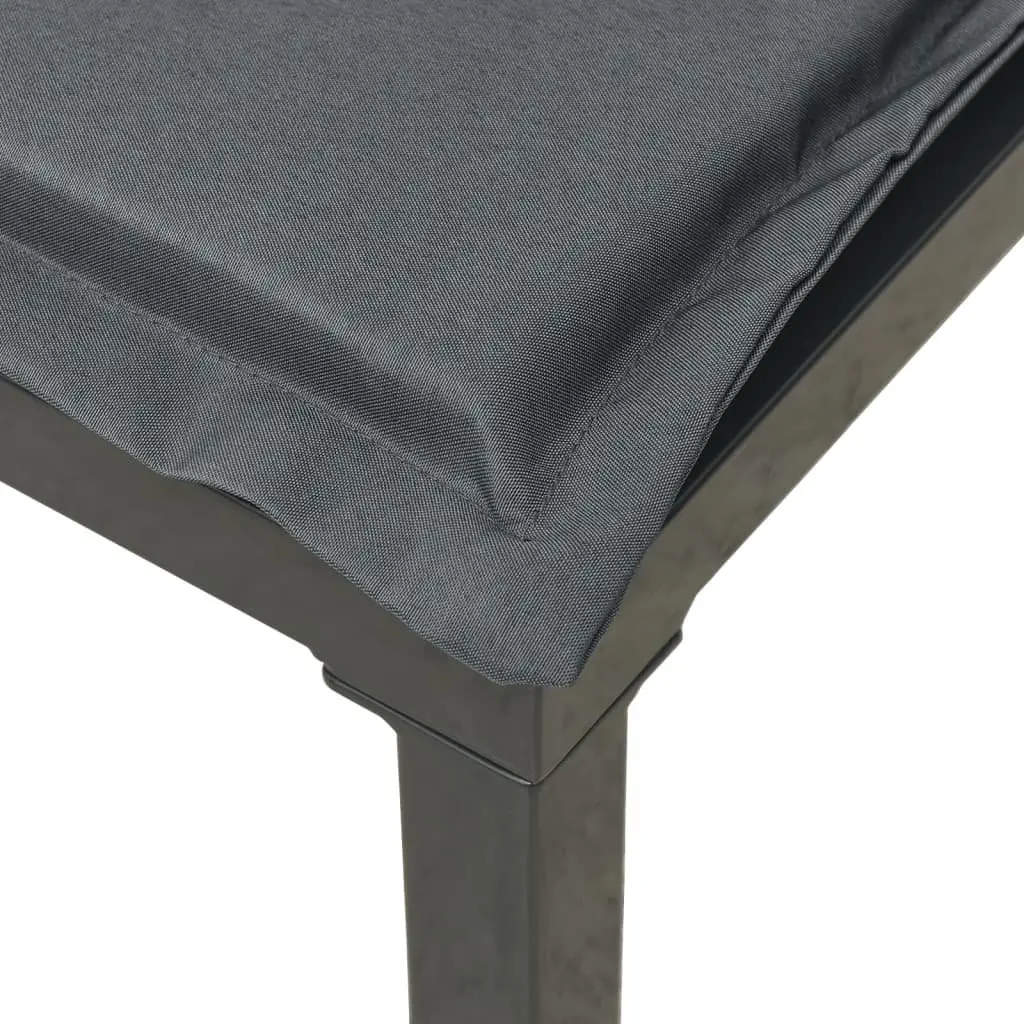 Garden Chair with Cushions Outdoor Lounge Seating Black Poly Rattan Relaxing