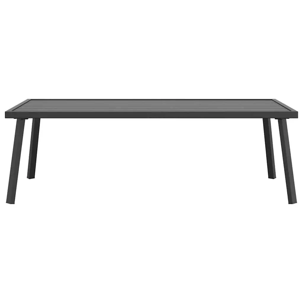 Garden Coffee Table Anthracite 110x55x35cm Slatted Outdoor Patio Furniture
