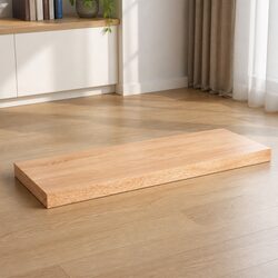 Wooden Table Top Live Edge Solid Oak Brown Treated Tabletop Replacement Board
