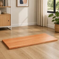 Oak Table Top Live Edge Solid Wood Brown 100x40cm Replacement Dining Kitchen