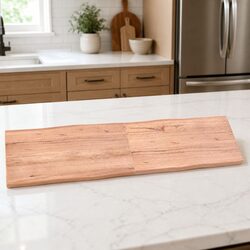 Wooden Table Top Brown Live Edge Solid Oak Folding DIY Replacement Board