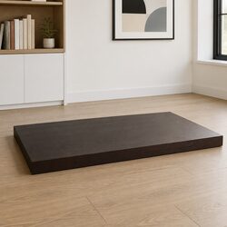 Table Top Dark Brown Solid Oak Wood Live Edge 80x50x2 cm Treated Tabletop
