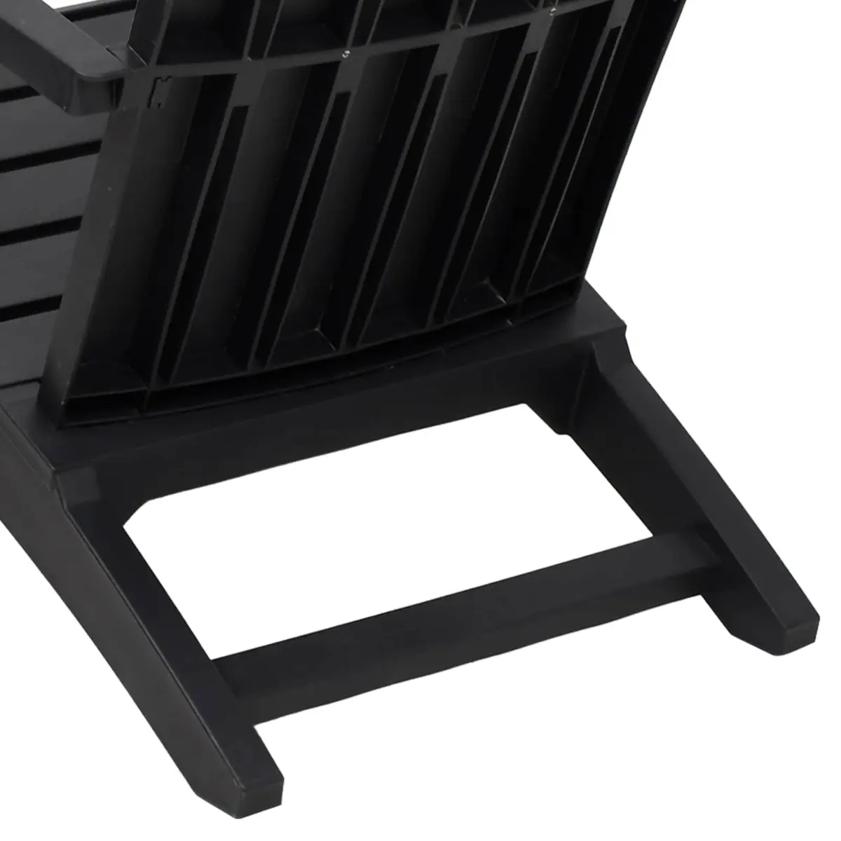 Adirondack Chair Outdoor Garden Lounge Seating Ergonomic Black Polypropylene