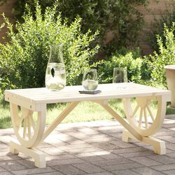 Garden Coffee Table 90x50x40 cm Outdoor Patio Furniture Solid Wood Fir Brown