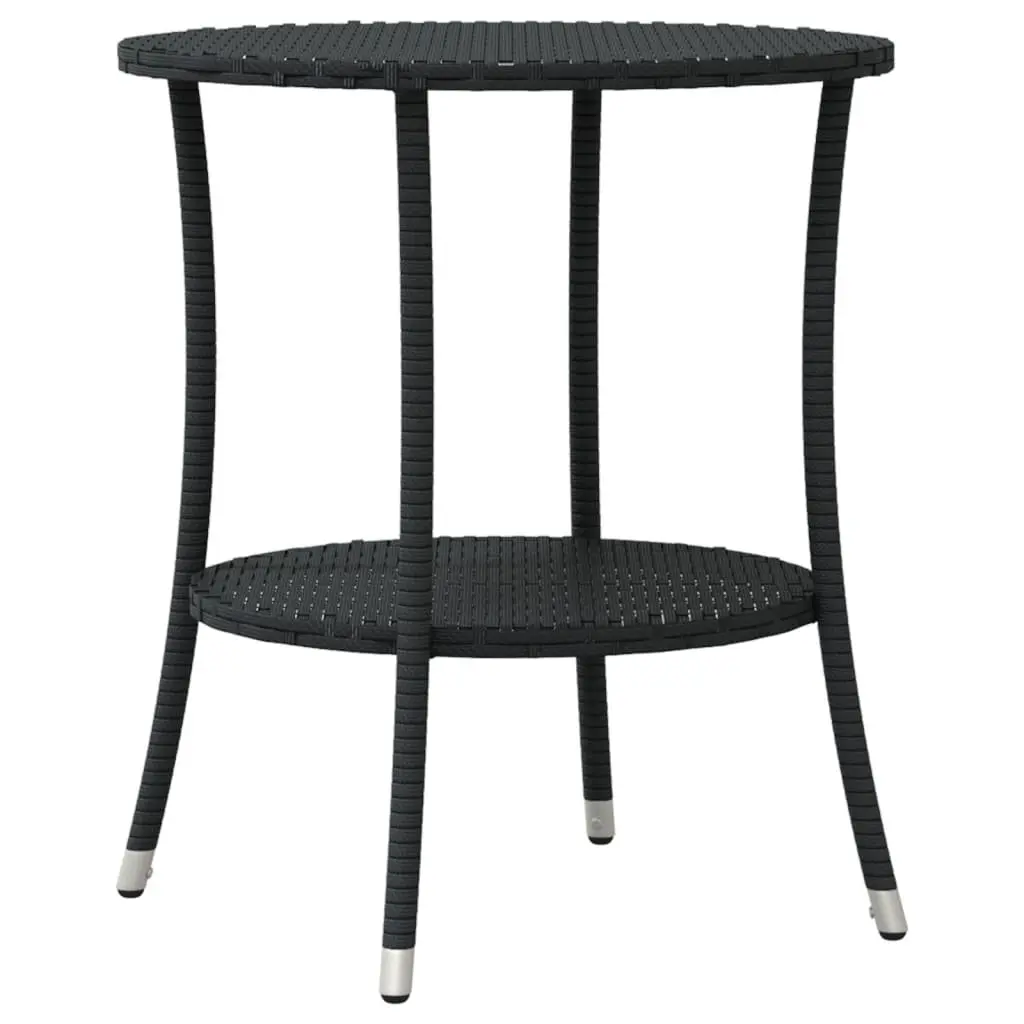 3 Piece Bistro Set with Cushions Black Outdoor Garden Patio Furniture Chat