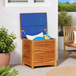 Garden Storage Box 60x50x56 cm Outdoor Furniture Organizer Solid Acacia Wood