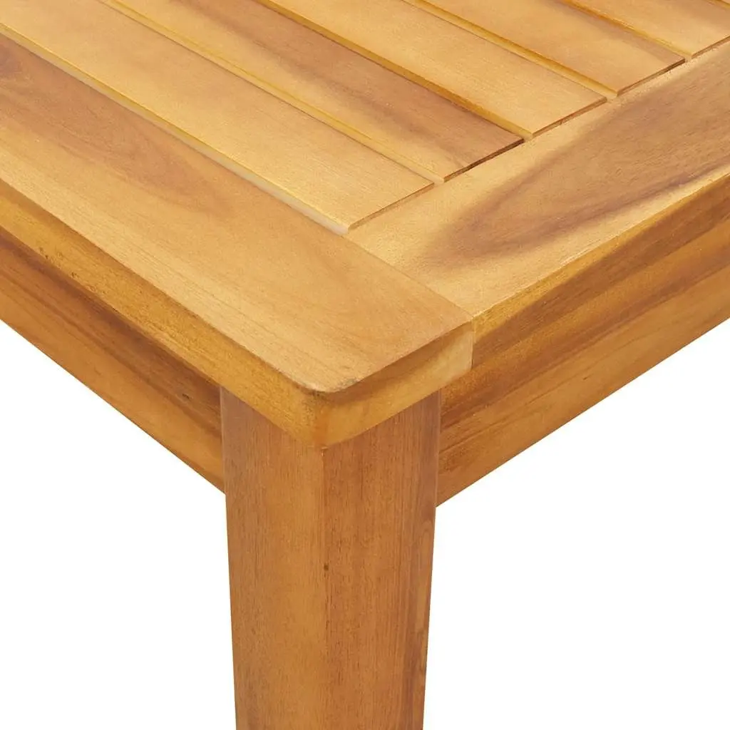 Outdoor Dining Table 180x90x75cm Garden Furniture Brown Solid Wood Acacia