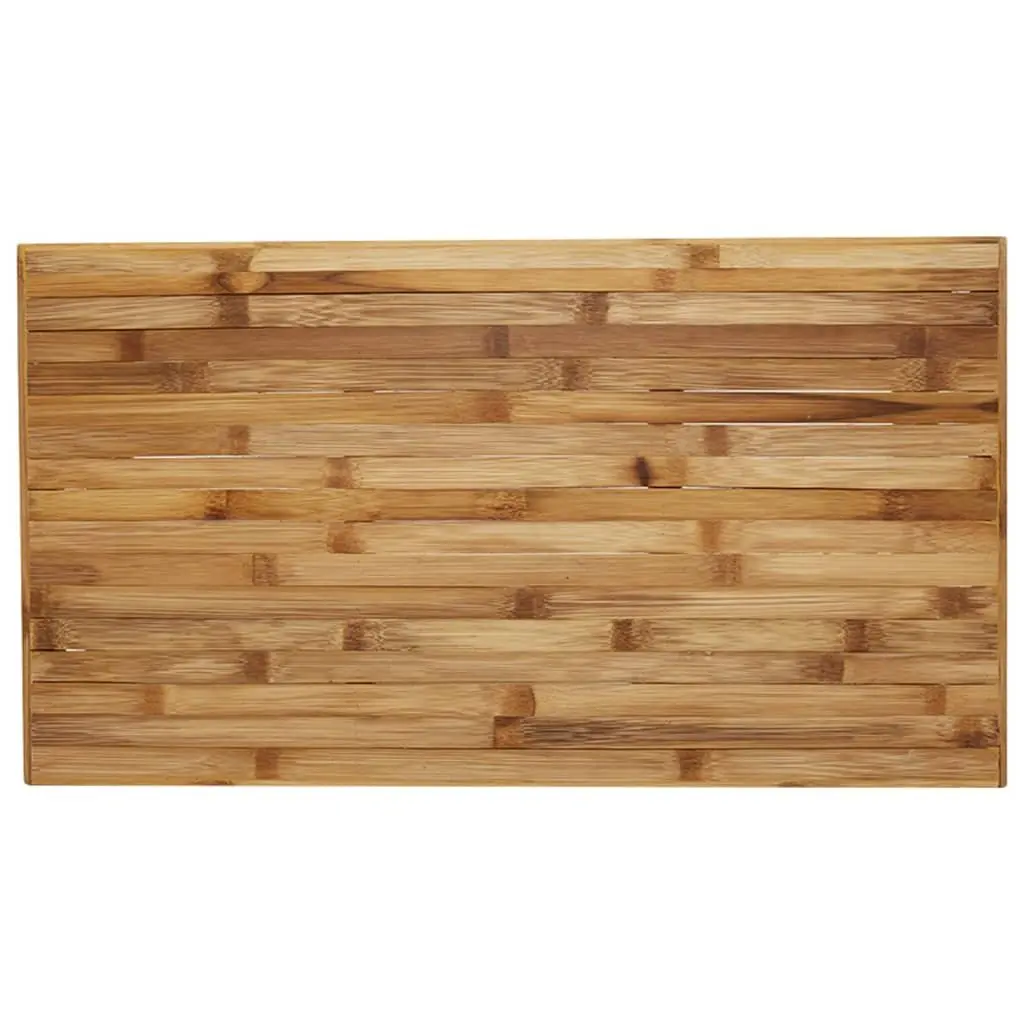 Coffee Table 90x50x35cm Bamboo Slat Design Indoor Outdoor Living Room Accent