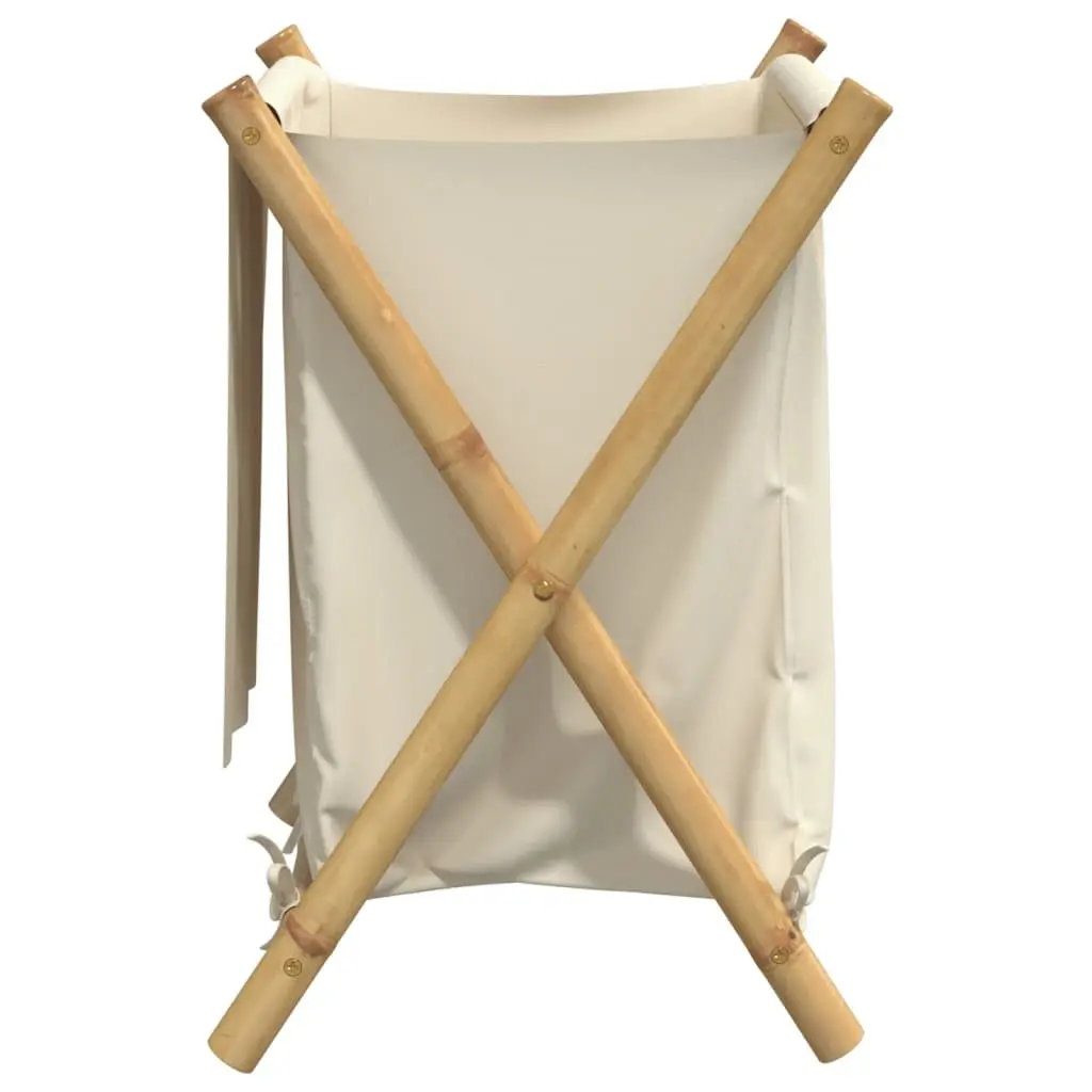 Laundry Basket Bamboo Foldable Storage Hamper Household Organizer Compact Design