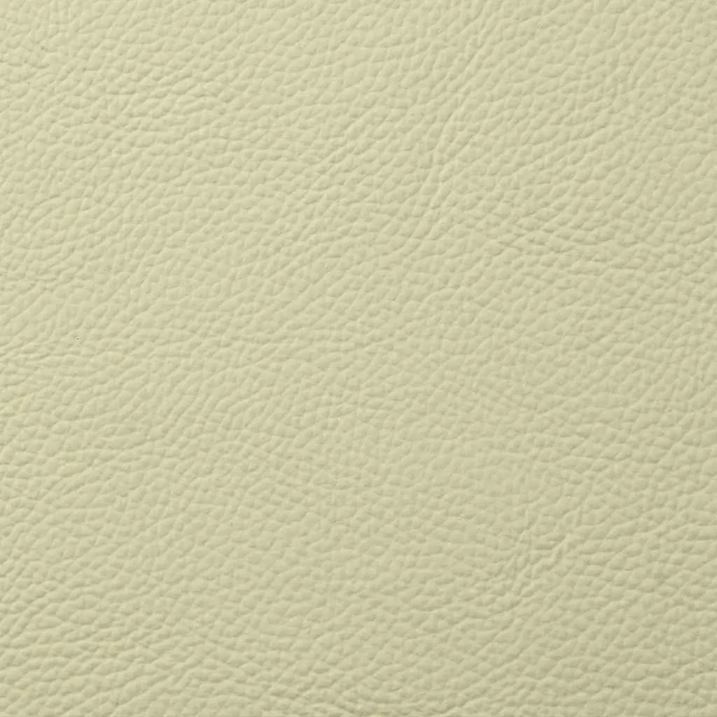 Recliner Armchair Manual Reclining Function Cream Real Leather Comfortable