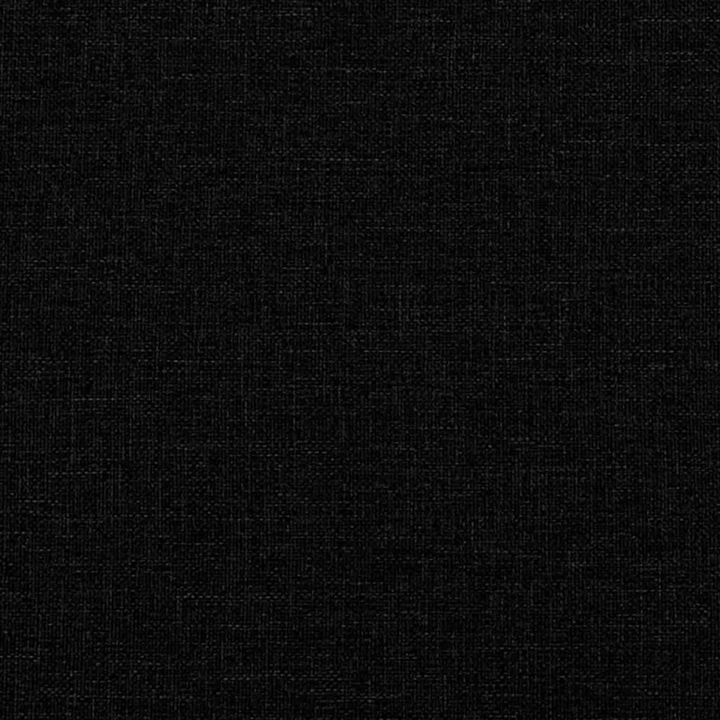 King Bed Frame Black Fabric Headboard 180x200 cm Plywood Slats Bedroom Furniture