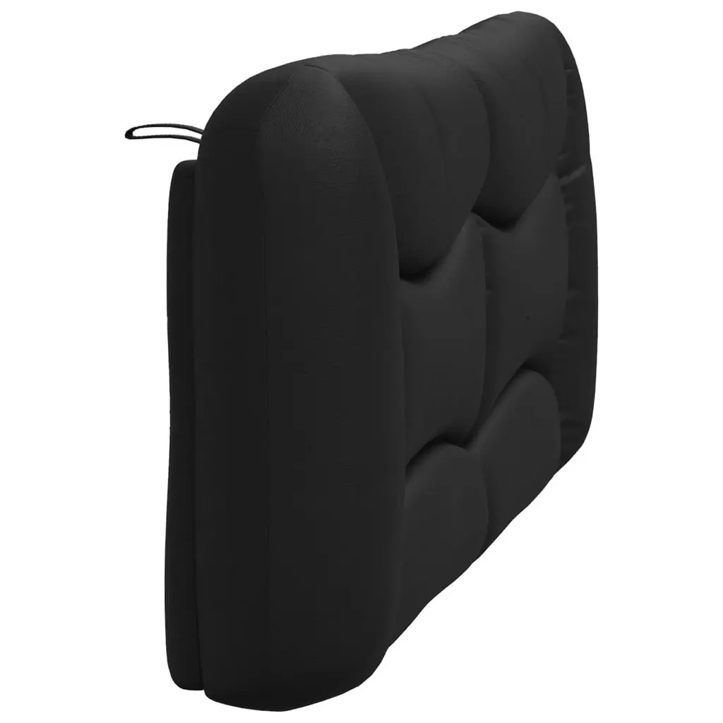 Headboard Cushion Faux Leather Wall Mount 152cm Black Bedroom Pillow