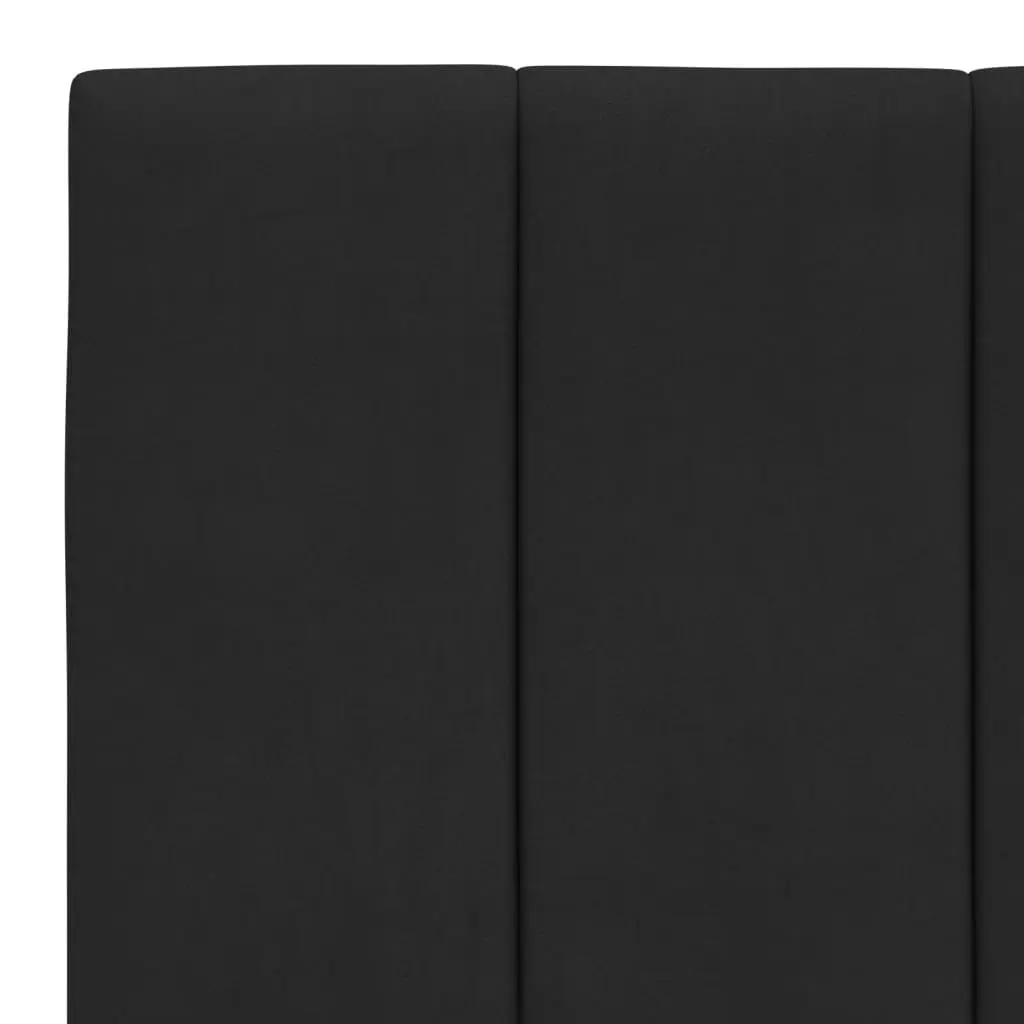 Headboard Cushion Foam Filling 107cm Black Velvet Soft Support