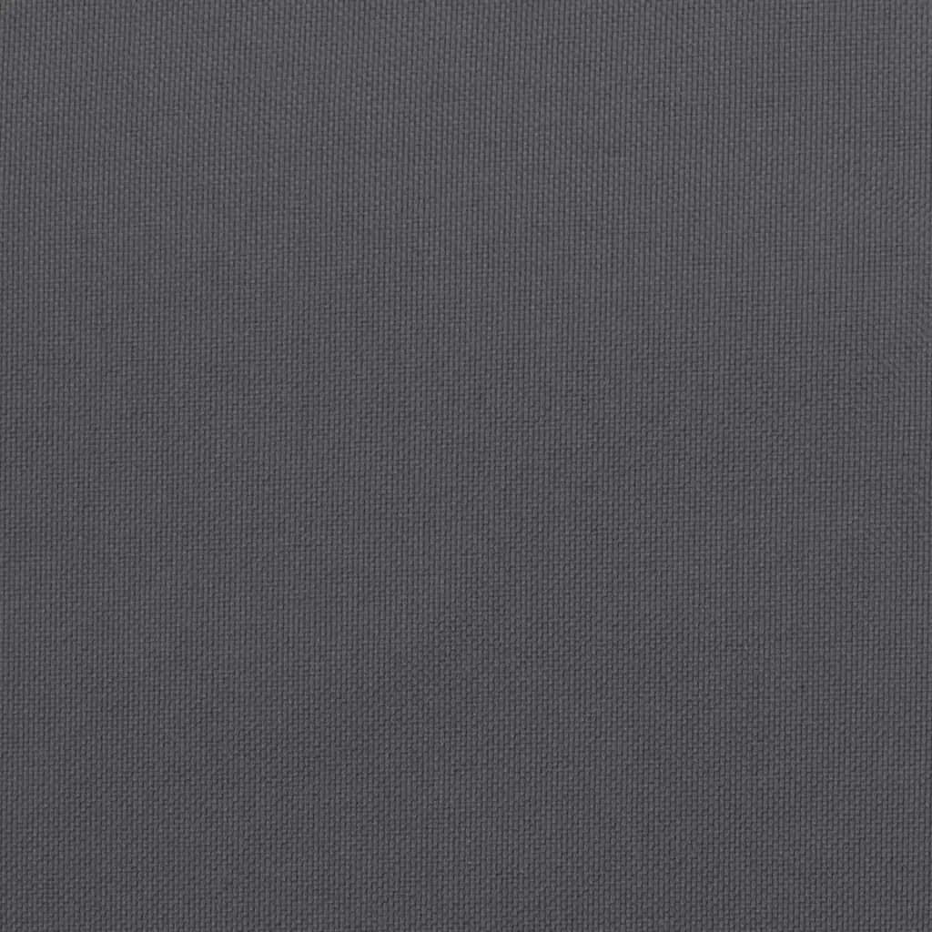 Low Back Chair Cushions 4 Pack Anthracite Oxford Fabric Outdoor Indoor Seating