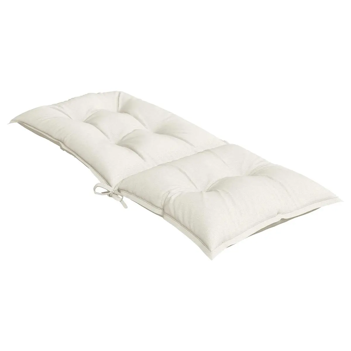 Highback Chair Cushions Set 4pcs Cream Outdoor Garden Patio Seat Pad Cushion