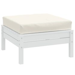 Pallet Cushion Cream 60x60x9.5 cm Outdoor Garden Sofa Seat Pad Foam Filled