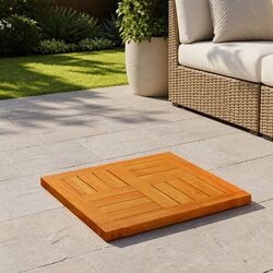 Square Table Top 40x40x2cm Solid Wood Acacia Replacement Dining Garden Furniture