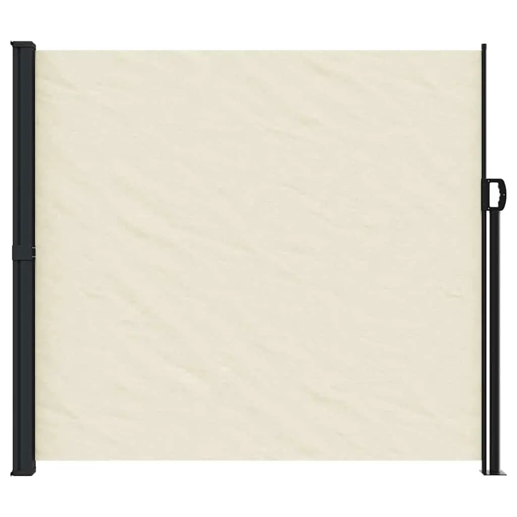 Retractable Side Awning Cream 180x300cm Outdoor Privacy Screen