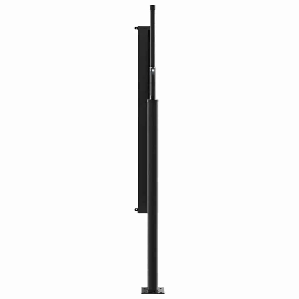 Retractable Side Awning Privacy Screen Outdoor Garden Balcony Terrace Patio Anthracite 100 x 500 cm