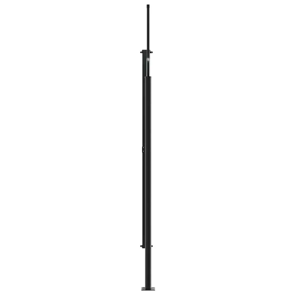 Retractable Side Awning Water and UV Resistant 200x600cm Anthracite Garden Privacy Screen Outdoor
