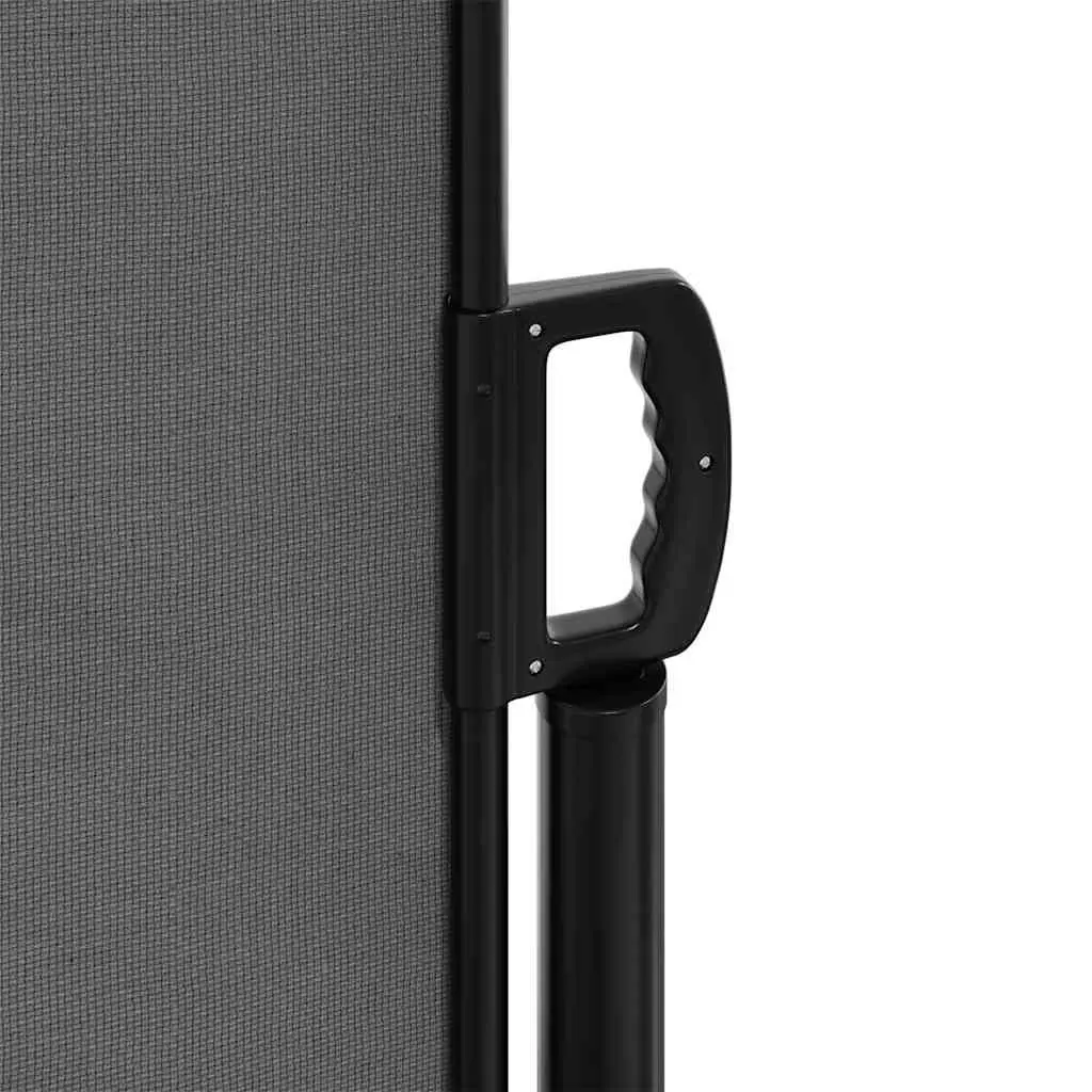 Retractable Side Awning Water and UV Resistant 200x600cm Anthracite Garden Privacy Screen Outdoor