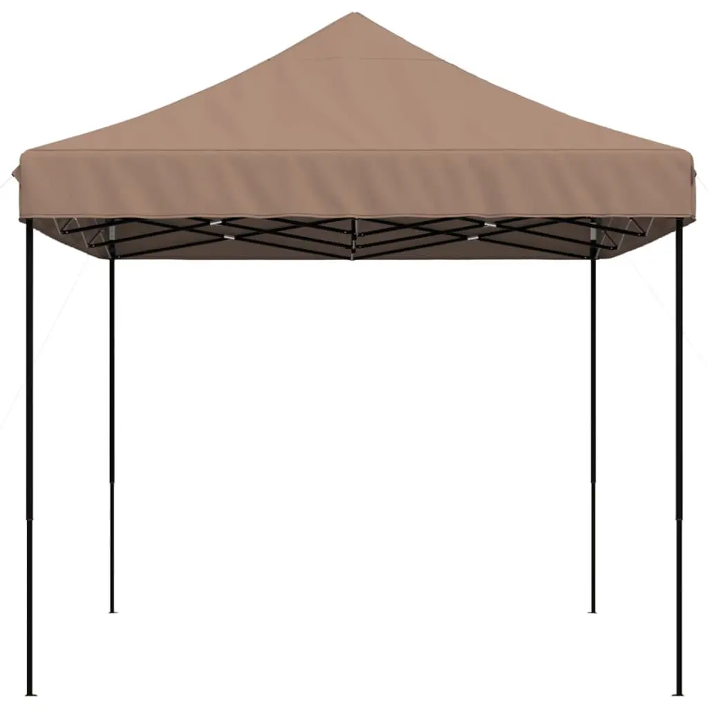 Foldable Pop-Up Party Tent Outdoor Event Gazebo Brown 440x292x315cm